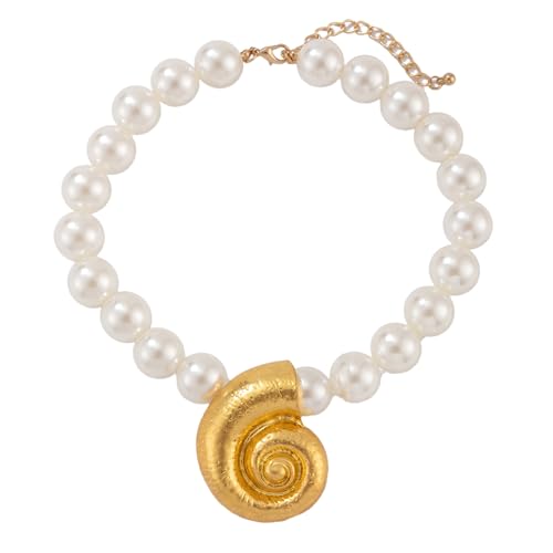 XuQiZZpp Anspruchsvolle Seestern/Muschel-Halskette, verstellbare Länge, Schlüsselbein-Kette, Ornament, Unisex, Choker für trendige Frauen von XuQiZZpp