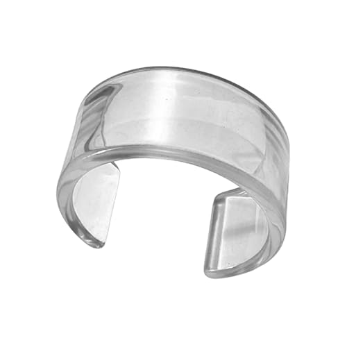 XuQiZZpp Armband aus Kunstharz, schlichtes Design, stabile Materialien, vielseitiges Accessoire, ideal für lässige oder formelle Outfits von XuQiZZpp