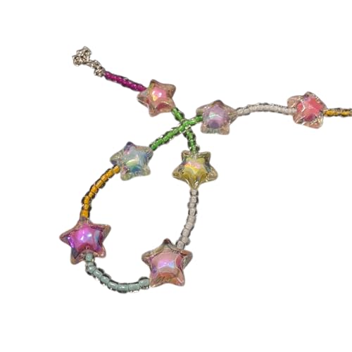 XuQiZZpp Halskette mit Blumenmuster, von Sonnenlicht, Gewächshaus, bequem, gemischtes Metall, Schmuck für legere und formelle Anlässe von XuQiZZpp