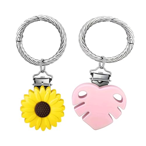 XuQiZZpp Stilvolle Doppelzweck-Blattblumenkappen-Halter, stabile Metallverarbeitung, mehrere Farben zur Auswahl von XuQiZZpp