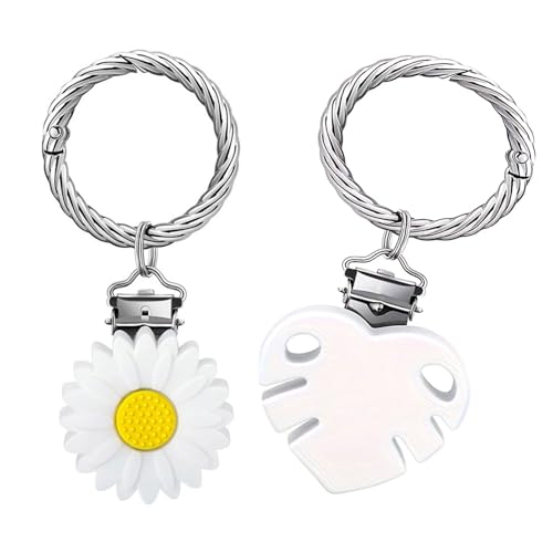 XuQiZZpp Stilvolle Doppelzweck-Blattblumenkappen-Halter, stabile Metallverarbeitung, mehrere Farben zur Auswahl von XuQiZZpp