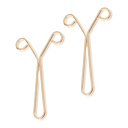 XuQiZZpp Tragbare, gerollte Manschetten-Clips, kompaktes Reise-Schmuckzubehör, verstellbare Passform, leichtes Aluminiumlegierungs-Design von XuQiZZpp