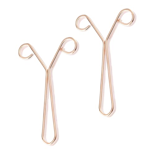 XuQiZZpp Tragbare, gerollte Manschetten-Clips, kompaktes Reise-Schmuckzubehör, verstellbare Passform, leichtes Aluminiumlegierungs-Design von XuQiZZpp