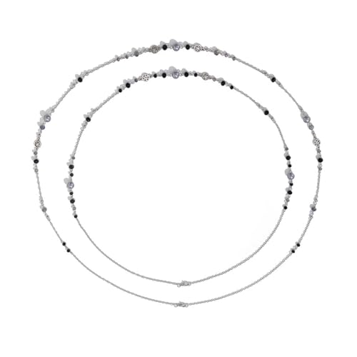 XuQiZZpp Trendige Eisenkette mit Stern-Anhänger und Fransen-Detail für legere oder formelle Kleidung von XuQiZZpp