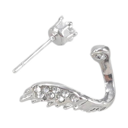 Engelsflügel-inspirierte Ohrknochen-Nägel mit Strasssteinen, Knorpel-Ohrstecker, zierlicher Schmuck für Damen, modisches Accessoire, Legierung, Ohrknochen, Einheitsgröße, Wie beschrieben, Wie Engelsflügel-inspirierte Ohrknochen-Nägel mit Strasssteinen, Knorpel-Ohrstecker, zierlicher Schmuck für Damen, modisches Accessoire, Legierung, Ohrknochen, Einheitsgröße, Wie beschrieben, Wie von Xuancai
