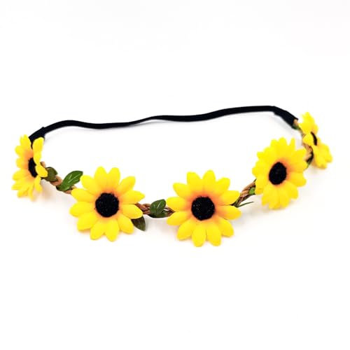 Haarschmuck, elastisches Blumen-Stirnband, Kopfschmuck, Musik-Party, Blumenkranz, Kopfbedeckung für besondere Anlässe, natürlicher Look, Haarschmuck Haarschmuck, elastisches Blumen-Stirnband, Kopfschmuck, Musik-Party, Blumenkranz, Kopfbedeckung für besondere Anlässe, natürlicher Look, Haarschmuck von Xuancai