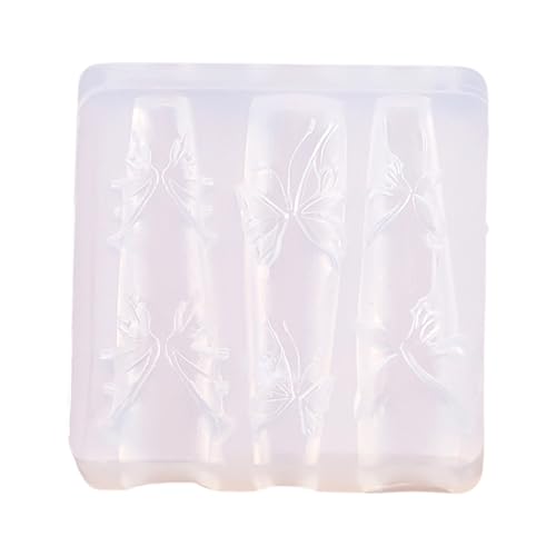 Silikonform für Nägel, Kunst-Skulptur, einfach zu bedienen, professionelle Nagelform, Zubehör für Zuhause und Salon, transparente Form von Xuancai