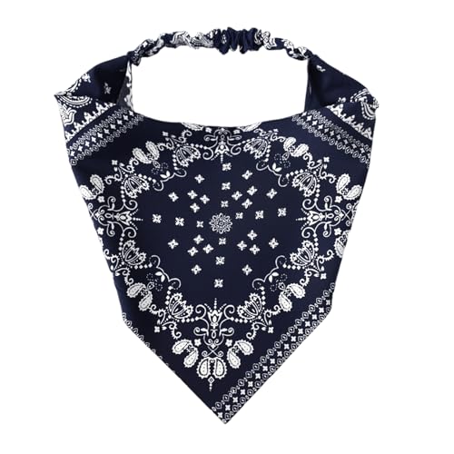 Trendige Stirnbänder mit Blumendruck, elastisches Polyester-Haarband, Bandana, modisches Styling-Zubehör für den täglichen Gebrauch, Damen-Kopfbedeckung von Xuancai