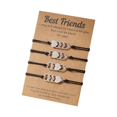 Xuancai 1 Set handgefertigte Freundschaftsarmbänder Seil Armbänder Set verstellbare Baumwolle Fußkettchen Unisex für verschiedene Anlässe von Xuancai