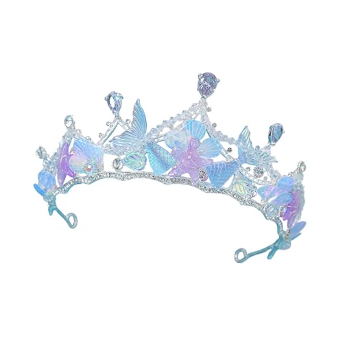 Xuancai Natürliche Muschelkronen mit Seestern-Designs für Damen und Kinder, Marine-Stil, Kostüme und Party-Kopfschmuck von Xuancai