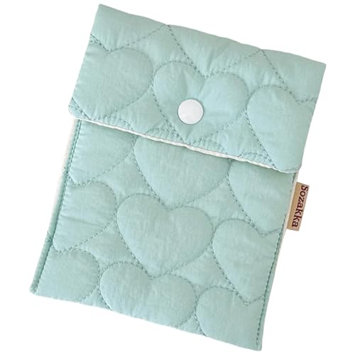 Xuancai Periodenbeutel Damenbinden Aufbewahrungstasche Menstruationspad Tasche Tampon Pad Halter Tragbare Tamponbeutel Stillunterlage Halter Tampons Halter für Geldbörse, grün, Einheitsgröße von Xuancai