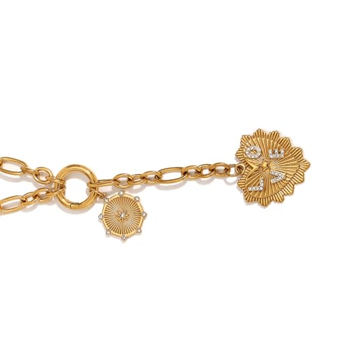 Xuancai Schlichte Halskette, modischer Herz-Anhänger, modischer Halsschmuck für jugendliche Paare oder enge Freunde von Xuancai