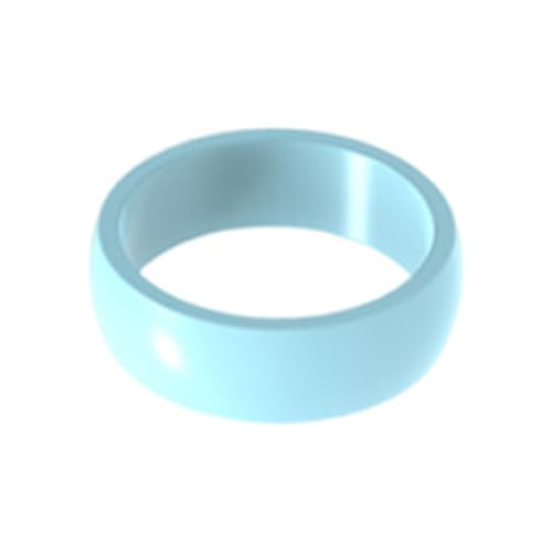 Xuancai Stilvolle, mehrfarbige Silikonringe, leichter Schmuck, schweißfest, Unisex-Sportring, Fingerschmuck für Damen und Herren, Silikon, No. 13, Wie beschrieben, Wie beschrieben von Xuancai