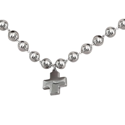 Xuancai Verstellbare Charm-Halskette, Gothic-Halsschmuck mit Kreuz-Anhänger, für Trendsetter und religiöse Personen von Xuancai