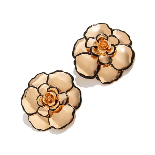 Xuancai Vintage Gold Geometrische Blumen Statement Ohrringe / Halskette übertriebene Blume Schmuck Accessoires Frauen große Blume Ohrringe für Frauen, Einheitsgröße, Wie beschrieben, Wie beschrieben Xuancai Vintage Gold Geometrische Blumen Statement Ohrringe / Halskette übertriebene Blume Schmuck Accessoires Frauen große Blume Ohrringe für Frauen, Einheitsgröße, Wie beschrieben, Wie beschrieben von Xuancai