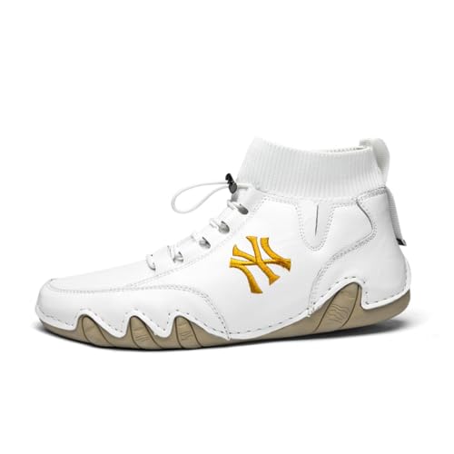 Xuanke Boxschuhe Herren Wrestling Trainingsschuhe Combat Boxers Trainer Atmungsaktiv Boxen Kampfsport Schuhe Fitnesschuhe Bodybuilding Boxing Boots38-46 (Weiß,40) von Xuanke