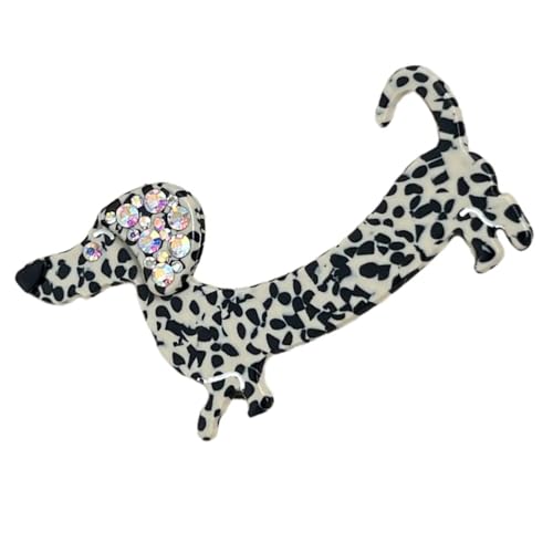 Auffällige Hunde-Haarspange, freundliche Acetat-Haarnadel, Party-Haardekoration, Kostümzubehör für trendige Frauen Auffällige Hunde-Haarspange, freundliche Acetat-Haarnadel, Party-Haardekoration, Kostümzubehör für trendige Frauen von Xuanxi