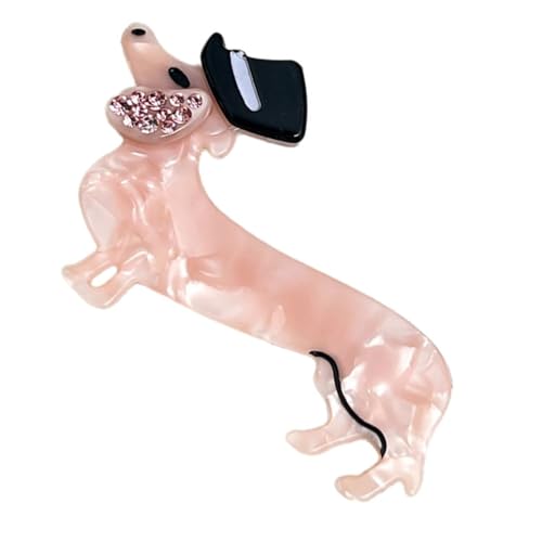 Auffällige Hunde-Haarspange, freundliche Acetat-Haarnadel, Party-Haardekoration, Kostümzubehör für trendige Frauen von Xuanxi