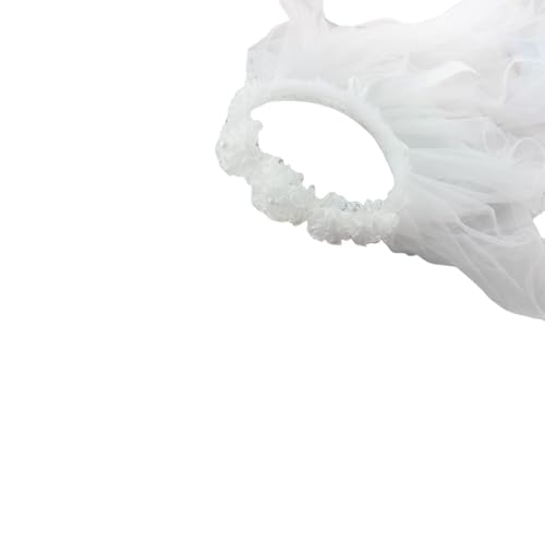 Blumen-Haarkranz, Stirnband mit verstellbarem Band, Tüllschleier, Hochzeit, Party, Kopfschmuck für Damen Blumen-Haarkranz, Stirnband mit verstellbarem Band, Tüllschleier, Hochzeit, Party, Kopfschmuck für Damen von Xuanxi