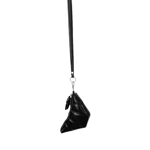Damen-Umhängetasche, PU-Leder, Croissants-Tasche, alte Stile, Handtasche, Kuriertasche für Reisen, modische Croissants, PU-Leder, Crossbody, Schwarz , One Size Damen-Umhängetasche, PU-Leder, Croissants-Tasche, alte Stile, Handtasche, Kuriertasche für Reisen, modische Croissants, PU-Leder, Crossbody, Schwarz , One Size von Xuanxi