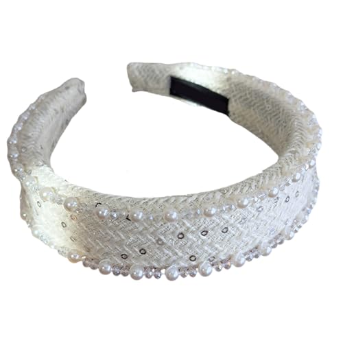 Einzigartige Damen-Stirnbänder mit Perlenverzierungen, modisches Haar-Accessoire, elegantes Haarband für besondere Anlässe Einzigartige Damen-Stirnbänder mit Perlenverzierungen, modisches Haar-Accessoire, elegantes Haarband für besondere Anlässe von Xuanxi