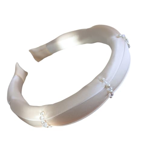 Einzigartige Damen-Stirnbänder mit Perlenverzierungen, modisches Haar-Accessoire, elegantes Haarband für besondere Anlässe von Xuanxi