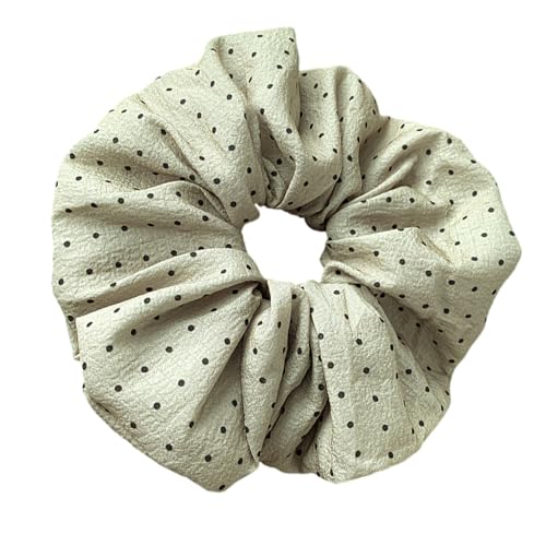 Elegante elastische Haargummis mit Punkten, französisches Design, Pferdeschwanz-Halter, modisches Haarteil für Sport, den täglichen Gebrauch von Xuanxi