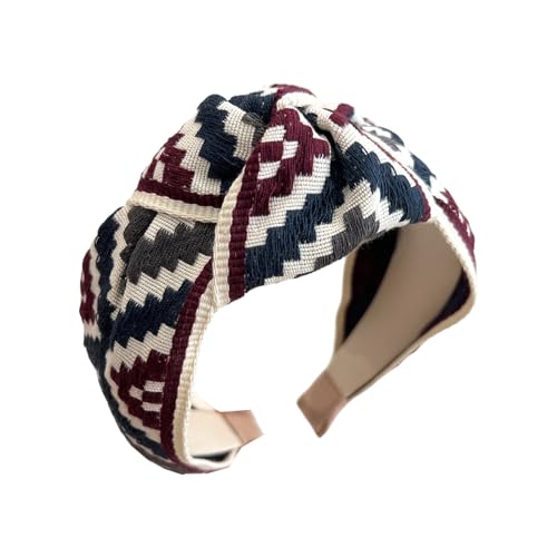 Ethnisches Muster, bestickte Stirnbänder, weicher Stoff, breites Design, stilvolles Haarteil, Haarschmuck für Damen, für den täglichen Gebrauch Ethnisches Muster, bestickte Stirnbänder, weicher Stoff, breites Design, stilvolles Haarteil, Haarschmuck für Damen, für den täglichen Gebrauch von Xuanxi