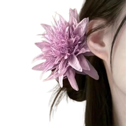 Haarspange im chinesischen Stil, Pfingstrosen, elegantes Blumen-Accessoire für Damen, realistisches Design, stilvolles Haarteil von Xuanxi