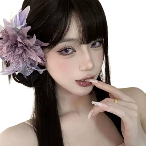 Haarspange im chinesischen Stil, Pfingstrosen, elegantes Blumen-Accessoire für Damen, realistisches Design, stilvolles Haarteil von Xuanxi