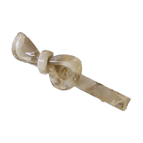 Haarspange mit Schleife aus Acetat, einfache Seite, Hochzeit, Damen, Haarspange für verschiedene Anlässe von Xuanxi