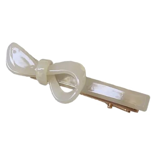 Haarspange mit Schleife aus Acetat, einfache Seite, Hochzeit, Damen, Haarspange für verschiedene Anlässe von Xuanxi