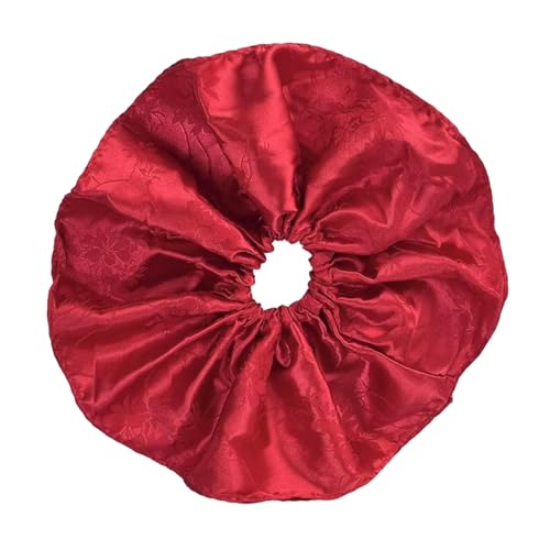 Luxuriöse übergroße Stoff-Haargummis für Damen, koreanischer Stil, Haar-Accessoires, elastischer Pferdeschwanz-Halter, modischer Haargummi von Xuanxi