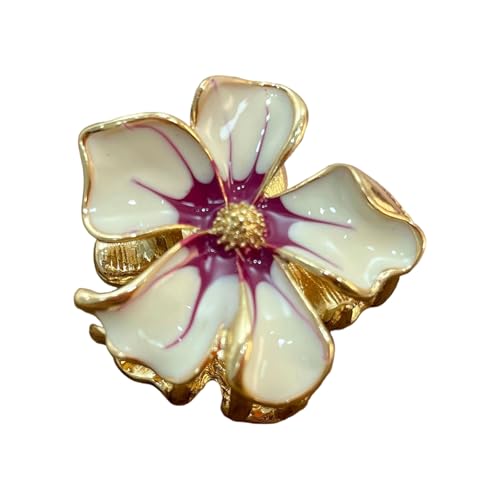 Sichere Haarklammer aus Legierung mit Blumenblume, leichte Haarnadel für Büro und Outdoor-Aktivitäten, schnelle Styling-Lösung, freundliche Haarklammer von Xuanxi