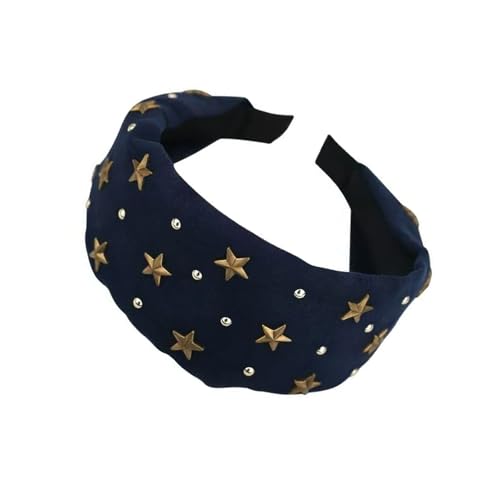 Trendiges Strass-Stern-Haarband, koreanisches modisches Haar-Accessoire, bequemer Stoff für Damen, Teenager, Unisex, Haarschmuck für Fotografie von Xuanxi