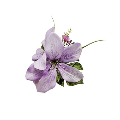 Weiche Lilien-Haar-Accessoire, Seitenclip für Damen, sicherer Halt, Blumen-Haarnadel, bequem zu tragen, für den täglichen Gebrauch, Partys von Xuanxi