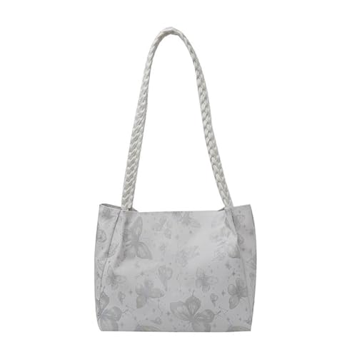 Xuanxi Damen-Schultertasche mit Schmetterling, PU-Leder, Achseltasche, großes Fassungsvermögen, Handtasche, Studenten, Schule, Mode, Achselhöhle, Schmetterling, Achselhöhle, Achselhöhle, Achselhöhle Xuanxi Damen-Schultertasche mit Schmetterling, PU-Leder, Achseltasche, großes Fassungsvermögen, Handtasche, Studenten, Schule, Mode, Achselhöhle, Schmetterling, Achselhöhle, Achselhöhle, Achselhöhle von Xuanxi