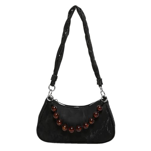 Xuanxi Damen-Tasche, einfarbig, PU-Leder, Schultertasche, modisch, Achselhöhle, Shopping, Dating, Damen, PU-Leder, Schultertasche, einfache Achselhöhle, einfarbige Handtasche, Schwarz , One Size Xuanxi Damen-Tasche, einfarbig, PU-Leder, Schultertasche, modisch, Achselhöhle, Shopping, Dating, Damen, PU-Leder, Schultertasche, einfache Achselhöhle, einfarbige Handtasche, Schwarz , One Size von Xuanxi
