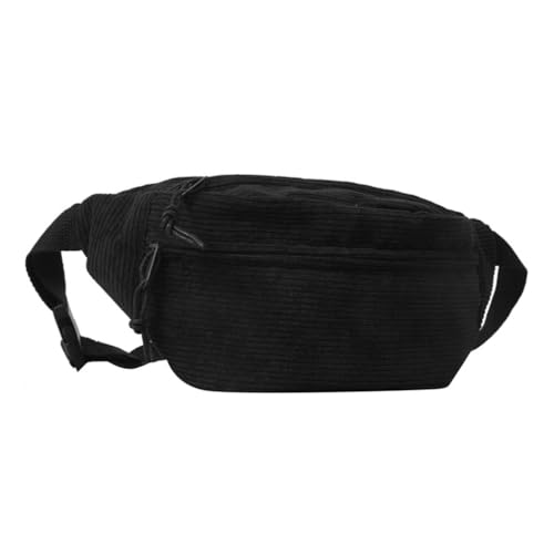 Xuanxi Taschen für Damen, Crossbody-Hüfttasche, Brusttasche für Teenager, Erwachsene, Cord, Bauchtasche, große Kapazität, Sporttasche, vielseitige Reise-Gürteltasche, Schwarz Xuanxi Taschen für Damen, Crossbody-Hüfttasche, Brusttasche für Teenager, Erwachsene, Cord, Bauchtasche, große Kapazität, Sporttasche, vielseitige Reise-Gürteltasche, Schwarz von Xuanxi
