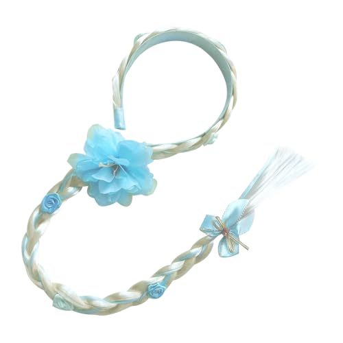 Xujuika Kinderperücken Mädchen - Lange Prinzessinnen Perücken Mit Realistischer Optik,Hautfreundliche Bunte Haarteile Für Styling Kinder Spielzeug Mädchen Cosplay Rollenspiel Kostüme von Xujuika