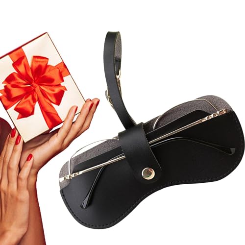 Xujuika Modischer Sonnenbrillen Halter Weiches PU-Leder | Premium Sonnenbrillen Schutzetui | Leder Tragbare Sonnenbrillen Tasche | Weiches Brillenetui Für Damen Und Herren von Xujuika