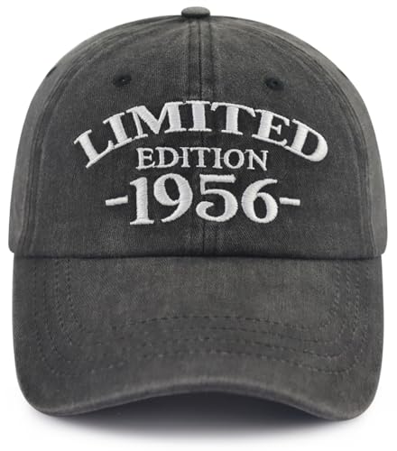 Xullaxth Limitierte Auflage 1950 1951 1952 1953 1954 1955 1956 1957 1958 1959 Mütze für Herren und Damen, verstellbare Baseballkappe aus Baumwolle, 1956 Schwarz, Einheitsgröße Xullaxth Limitierte Auflage 1950 1951 1952 1953 1954 1955 1956 1957 1958 1959 Mütze für Herren und Damen, verstellbare Baseballkappe aus Baumwolle, 1956 Schwarz, Einheitsgröße von Xullaxth