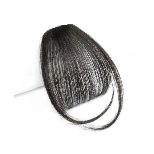 Clip in Pony Synthetische Air Bangs Haarteil Frauen Mini Fake Bangs Schwarz Braun Haarteil Verlängerung for Mädchen Haarspange in Pony(Color:18-4) von Xumh2024-3