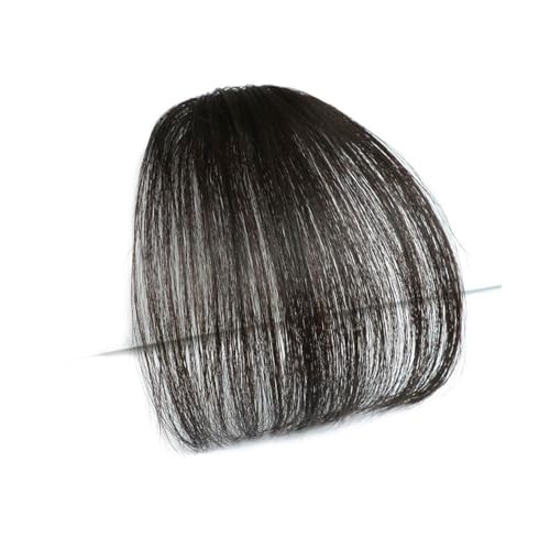 Clip in Pony Synthetische Air Bangs Haarteil Frauen Mini Fake Bangs Schwarz Braun Haarteil Verlängerung for Mädchen Haarspange in Pony(Color:20-4) von Xumh2024-3