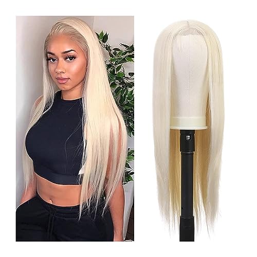 Damen Perücken Synthetische Spitzeperücken, gerader Teil, Spitzenperücke, 4×4-Spitzenverschluss, natürlich aussehende blonde Perücken for schwarze Frauen Haare täglich Perücke Damen Perücken Synthetische Spitzeperücken, gerader Teil, Spitzenperücke, 4×4-Spitzenverschluss, natürlich aussehende blonde Perücken for schwarze Frauen Haare täglich Perücke von Xumh2024-3