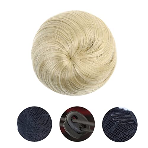 Haarknoten Synthetische Faser-Haarverlängerung, Chignon, Donut-Haarknoten, Ballerina, synthetische Haarteile, elastisches Band, Dutt, Hochsteckfrisur, Haarteile for Frauen und Mädchen Haarschmuck Dame von Xumh2024-3