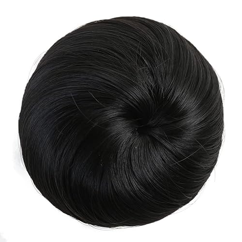 Haarknoten Synthetische Faser Haarverlängerung Chignon Donut Dutt Perücke Haarteil Hochsteckfrisur Clip in Ballett Dutts Synthetische Chignon Haarteile for Frauen Gril Lady Haarschmuck Damen (Color : von Xumh2024-3