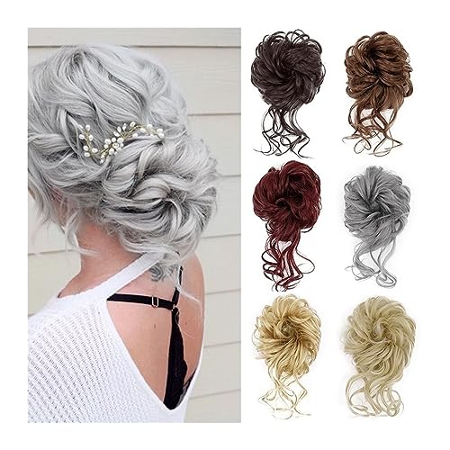 Haarknoten Unordentliches Dutt-Haarteil for Frauen, zerzauste Hochsteckfrisur-Haarknotenverlängerung, elastisches Band, gewelltes, lockiges Chignon-Pferdeschwanz-Haarteil for den täglichen Gebrauch Ha Haarknoten Unordentliches Dutt-Haarteil for Frauen, zerzauste Hochsteckfrisur-Haarknotenverlängerung, elastisches Band, gewelltes, lockiges Chignon-Pferdeschwanz-Haarteil for den täglichen Gebrauch Ha von Xumh2024-3