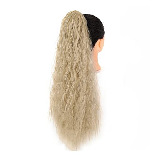 Pferdeschwanzverlängerung 24 Zoll lange lockige Extensions, lockige synthetische Pferdeschwanz-Haarteile for Frauen und Mädchen, Kordelzug, Puff-Pferdeschwanz, Clip-in-Pferdeschwanz Pferdeschwanz Exte von Xumh2024-3