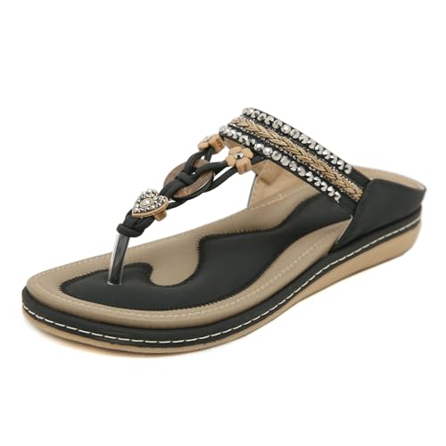 Xumilala Damen Flip Flops Leichte Bequeme Flache Elegante Sommer Hausschuhe Schuhe Orthopädische Keilabsatz Slides Lässige Modische Strand Sandalen Pantoletten Plattform Slipper Große Größen 2025 Xumilala Damen Flip Flops Leichte Bequeme Flache Elegante Sommer Hausschuhe Schuhe Orthopädische Keilabsatz Slides Lässige Modische Strand Sandalen Pantoletten Plattform Slipper Große Größen 2025 von Xumilala